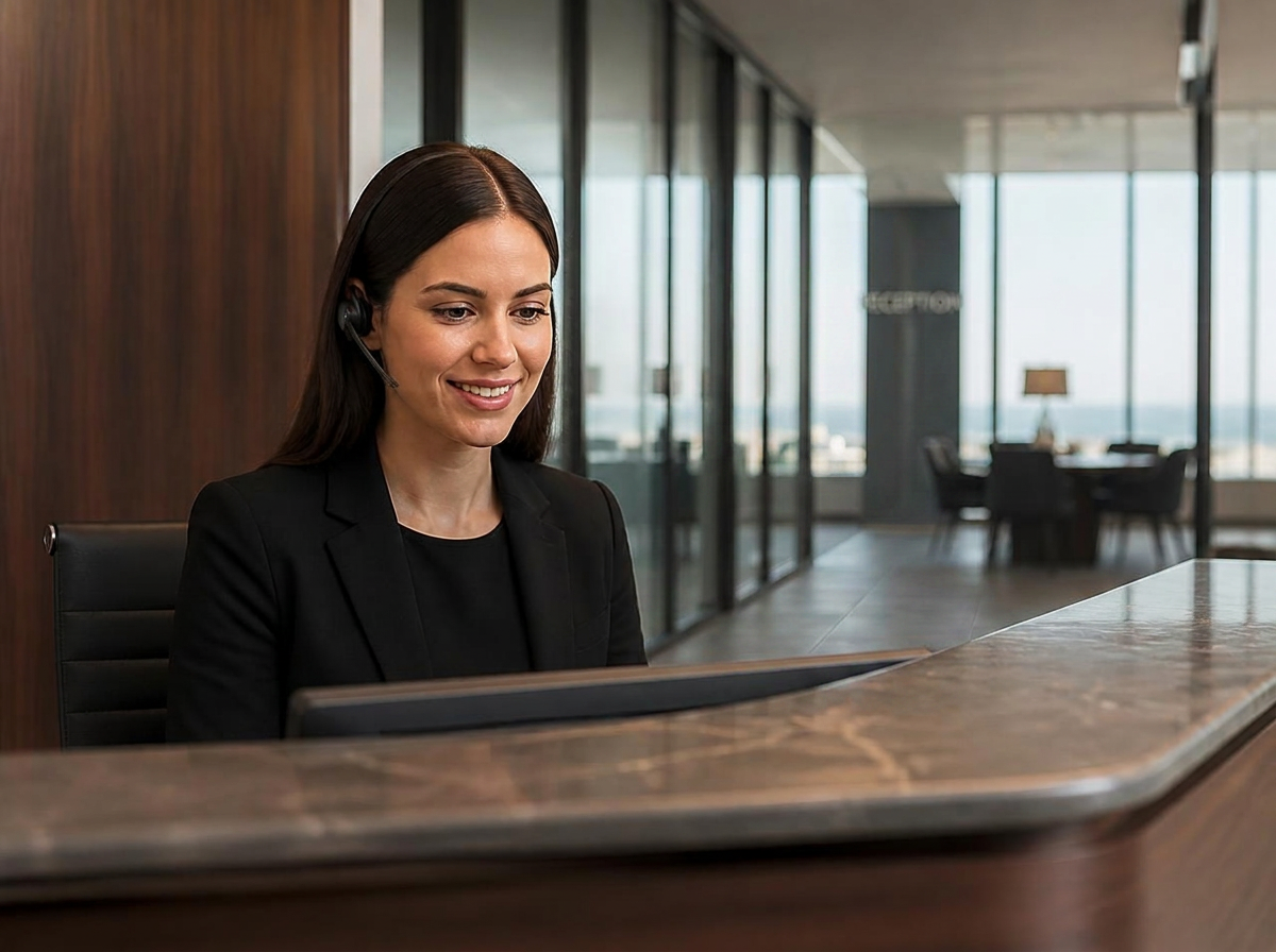 Bridge Reception virtual receptionist answering calls for a home service business